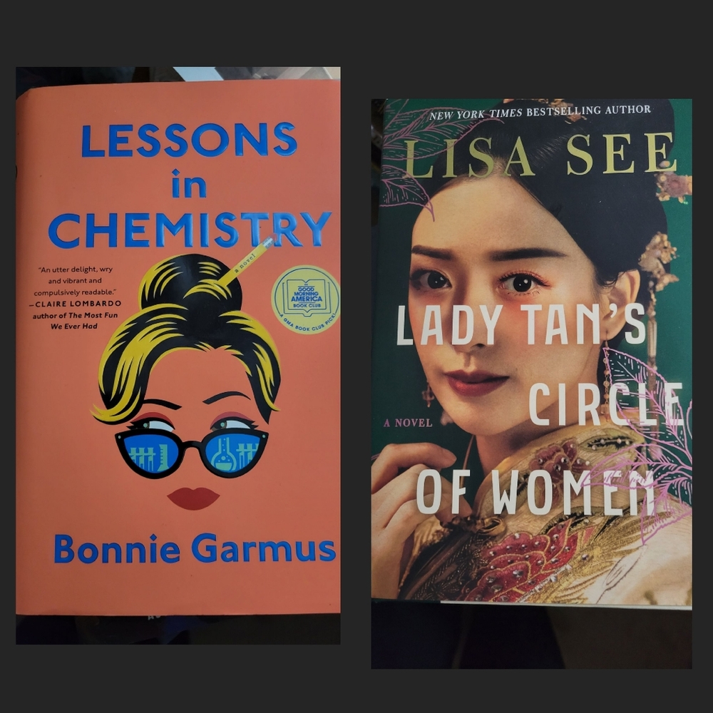 2 hard cover books